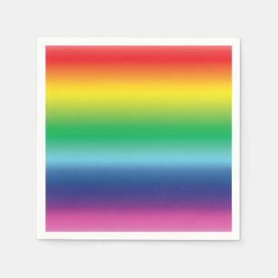 Pride lgbtq lgbt gay queer regenbooggradiënt kleur servet