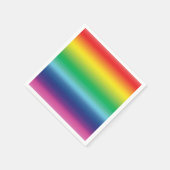 Pride lgbtq lgbt gay queer regenbooggradiënt kleur servet (Hoek)