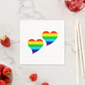 Pride lgbtq lgbt harten Valentijnsdag papier Servet (Insitu)