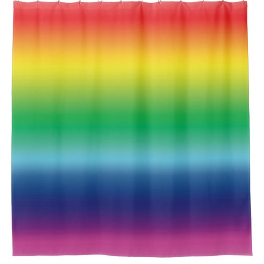 Pride lgbtq lgbt rainbow queer gay vlag kleuren douchegordijn (Voorkant)