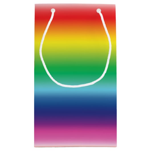 Pride lgbtq lgbt regenboog kleuren patroon cadeau klein cadeauzakje (Achterkant)