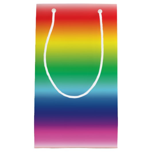 Pride lgbtq lgbt regenboog kleuren patroon cadeau klein cadeauzakje (Voorkant)