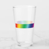 Pride lgbtq lgbt regenboog kleuren patroon glas cu (Achterkant)