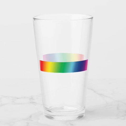Pride lgbtq lgbt regenboog kleuren patroon glas cu (Voorkant)