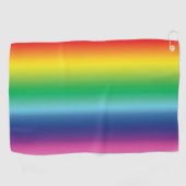 Pride lgbtq lgbt regenboog kleuren patroon golf ha golfhanddoek (Horizontaal)