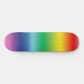 Pride lgbtq lgbt regenbooggradiënt onder homovlag persoonlijk skateboard (Horizontaal)