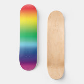 Pride lgbtq lgbt regenbooggradiënt onder homovlag persoonlijk skateboard (Voorkant)