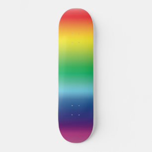 Pride lgbtq lgbt regenbooggradiënt onder homovlag persoonlijk skateboard