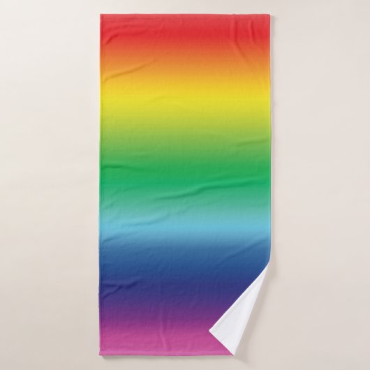 Pride lgbtq lgbt regenboogkleuren bad handdoek (Badhanddoek)