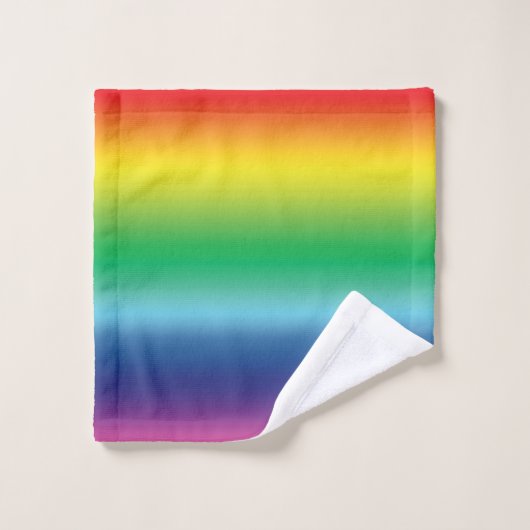 Pride lgbtq lgbt regenboogkleuren bad handdoek (Wasdoekje)
