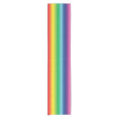Pride lgbtq lgbt regenboogkleuren korte tafelloper (Voorkant)
