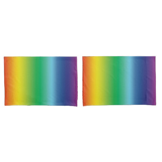Pride lgbtq lgbt regenboogkleuren kussensloop (Voorkant-Set)