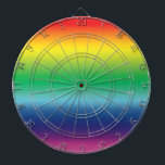 Pride lgbtq lgbt regenboogkleuren schoppen coole r dartbord<br><div class="desc">Pride lgbtq lgbt regenboogkleuren schoppen coole rad Dart Board</div>