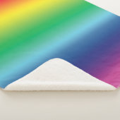 Pride lgbtq lgbt regenboogkleuren sherpa deken (3/4)