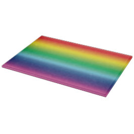 Pride lgbtq lgbt regenboogkleurig patroonglas snijplank