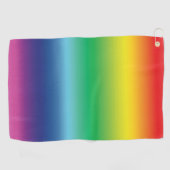 Pride lgbtq lgbt regenboogkleurige kleuren golfhanddoek (Horizontaal)