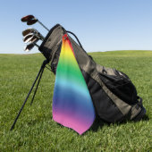 Pride lgbtq lgbt regenboogkleurige kleuren golfhanddoek (Groen)