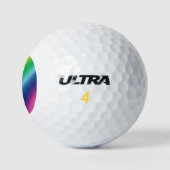 Pride lgbtq lgbt regenboogkleurpatroon golfballen (Logo)
