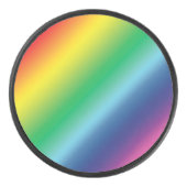 Pride lgbtq lgbt regenboogkleurpatroon hockey puck (Voorkant)