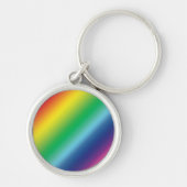 Pride lgbtq lgbt regenboogkleurpatroon sleutelhanger (Voorkant)
