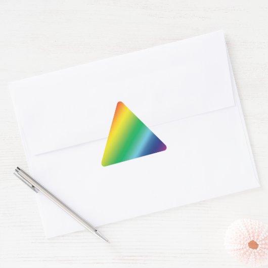 Pride lgbtq lgbt regenboogkleurpatroon sticker (Envelop)
