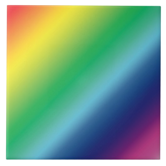 Pride lgbtq lgbt regenboogkleurpatroon tegeltje (Voorkant)