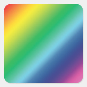 Pride lgbtq lgbt regenboogkleurpatroon vierkante sticker