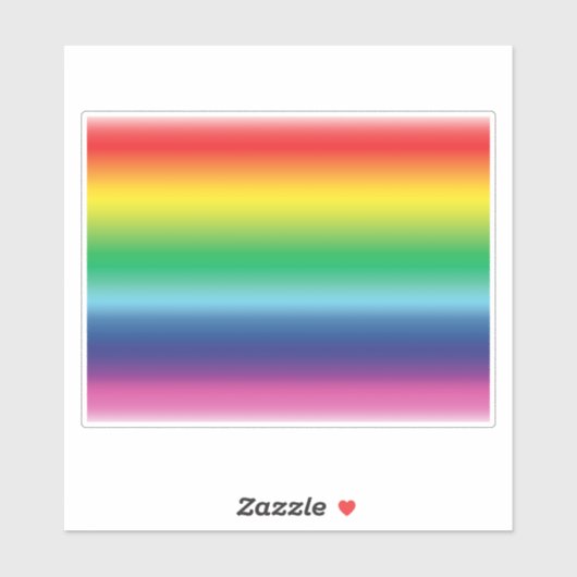 Pride lgbtq lgbt regenboogvlagkleurpatroon sticker (Vel)