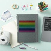 Pride lgbtq lgbt regenboogvlagkleurpatroon sticker (iPad Cover)