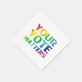 Pride lgbtq lgbt white paper "Your Vote Matters" Servet (Hoek)