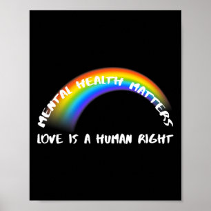 Pride LGBTQ - Liefde is een mensenrecht Poster