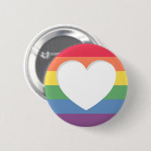 Pride LGBTQ Liefde is Liefde Button Pin (Voorkant /achterkant)
