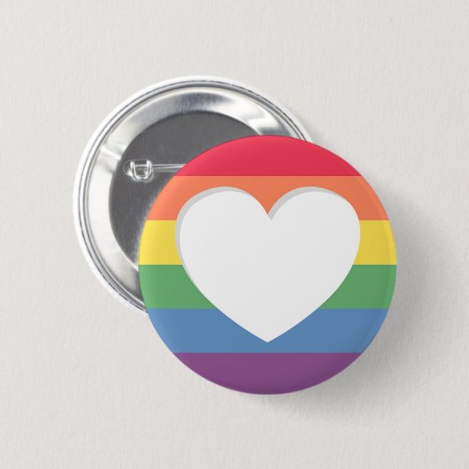 Pride LGBTQ Liefde is Liefde Button Pin (Voorkant /achterkant)