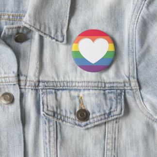 Pride LGBTQ Liefde is Liefde Button Pin