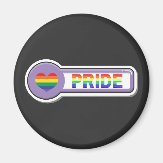 Pride LGBTQ+ Magneet (Voorkant)