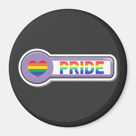Pride LGBTQ+ Magneet (Voorkant)