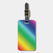 Pride lgbtq regenboogkleurpatroon bagagelabel (Voorkant verticaal)