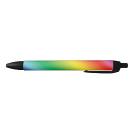 Pride lgbtq regenboogkleurpatroon zwarte inkt pen