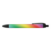 Pride lgbtq regenboogkleurpatroon zwarte inkt pen (Bovenkant)