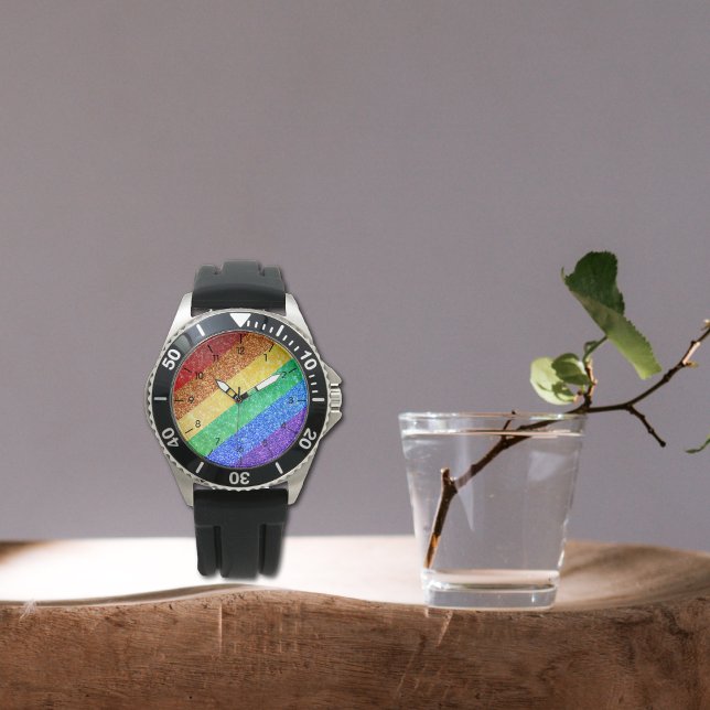 Pride LGBTQA+ regenboog Horloge (Creator heeft geüpload)