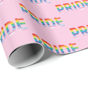 PRIDE LGBTQIA Regenboog Kleuren Koel Cadeaupapier