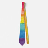 Pride LGTBI colors rainbow Stropdas (Voorkant)