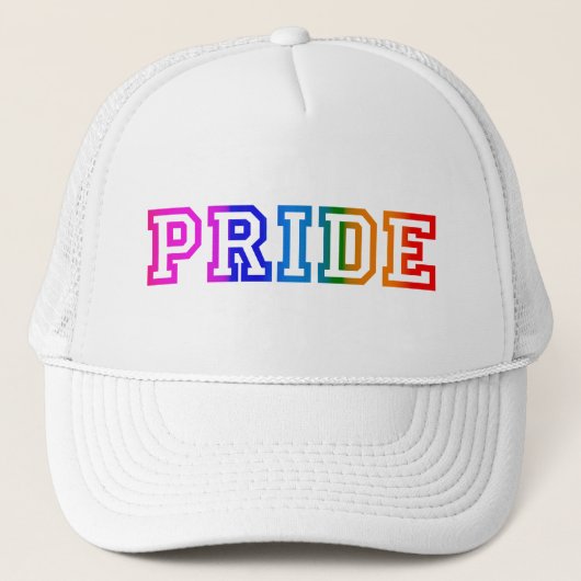 Pride Lichtgewicht Honkbal Golf Trucker Pet (Voorkant)