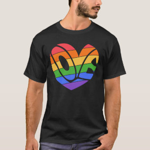 Pride Liefde Gay Regenboog LGBTQ T-shirt