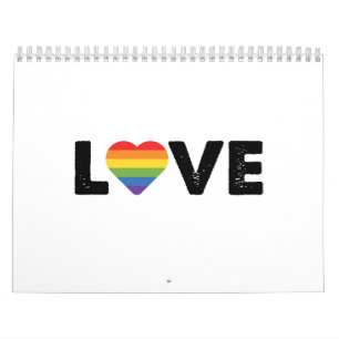 Pride Liefde Is Liefde Gay Gelijkheid Regenboog LG Kalender