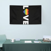 Pride Liefde Is Liefde Gay Gelijkheid Regenboog LG Spandoek (Beurs)