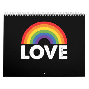 Pride Liefde is Liefde Hbt Gelijkheid Regenboog LG Kalender
