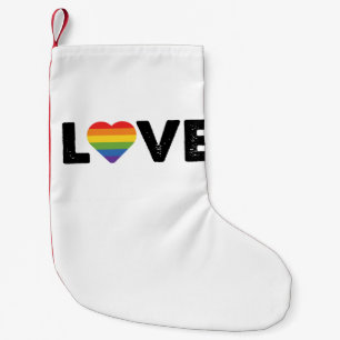 Pride Liefde is Liefde Hbt Gelijkheid Regenboog LG Kleine Kerstsok