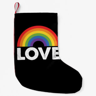 Pride Liefde is Liefde Hbt Gelijkheid Regenboog LG Kleine Kerstsok