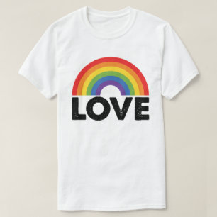 Pride Liefde is Liefde Hbt Gelijkheid Regenboog LG T-shirt
